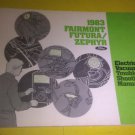 FORD FAIRMONT FUTURA ZEPHYR 1983 ELECTRICAL & VACUUM TROUBLESHOOTING 0333-504-83