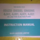 GENUINE ISUZU DIESEL ENGINE 4JA1 4JB1 4JC1 4JG1 INSTRUCTION MANUAL IDE-1909-9