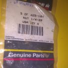 GENUINE INTERNATIONAL HARVESTER / CASE 1/4-20 NUT 425-104 / 425104 - 5 PACK