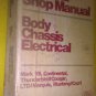 GENUINE FORD 1984 CAR SHOP MANUAL BODY CHASSIS ELECTRICAL FPS 365-126-84B