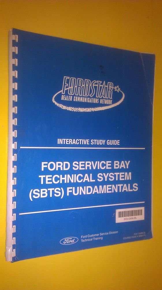 GENUINE FORD FORDSTAR INTERACTIVE STUDY GUIDE (SBTS) FCS-12436-DL / 30B01F0