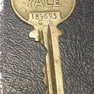 VINTAGE YALE KEY # 189893