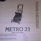 1997-1999 EXMARK METRO 21 ZONE MODELS OPERATOR'S MANUAL M216KA / M216KASP