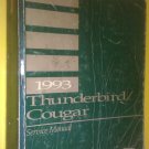 GENUINE FORD THUNDERBIRD MERCURY COUGAR 1993 SERVICE MANUAL FPS-12196-93