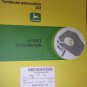 JOHN DEERE TONDEUSE AUTOMOTRICE 322 LIVRET D'ENTRETIEN OM-M79921 J8