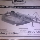 GENUINE WOODS ROTARY CUTTER R107-2 & MR107-2 OWNER'S / PARTS MANUAL F-6161