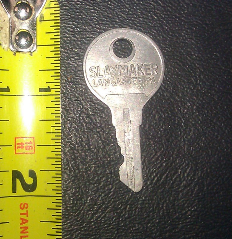 VINTAGE SLAYMAKER LOCK KEY