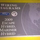 FORD ESCAPE HYBRID MARINER HYBRID 2009 WIRING DIAGRAMS FCS-14328-09 FCS1432809