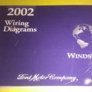 GENUINE FORD 2002 WINDSTAR WIRING DIAGRAMS FCS-12255-02 / FCS1225502
