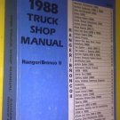 GENUINE FORD RANGER / BRONCO II 1988 TRUCK SHOP MANUAL FPS-12013-88