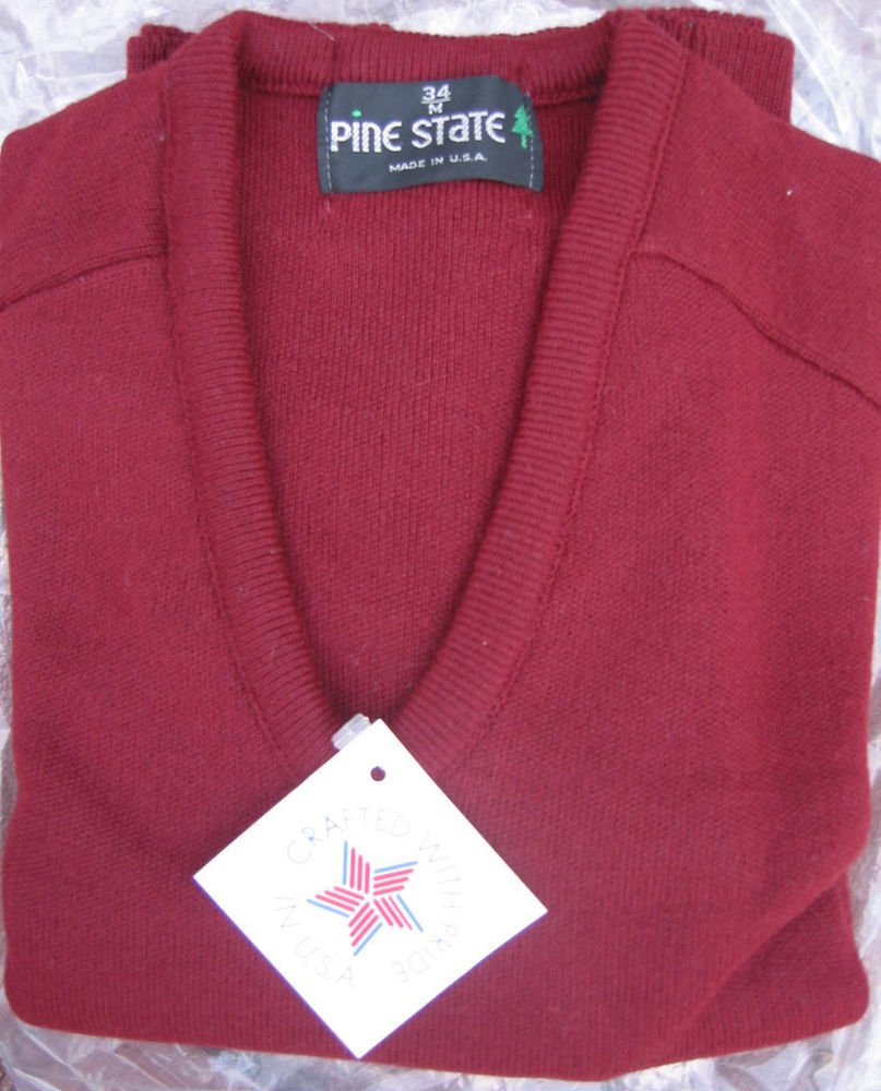 NWT Womens Pine State V-Neck Signature Sweater sz34
