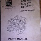 GENUINE FORD BSD-450 BSD-450T BSD-675 BSD-675T PARTS MANUAL 194-298 -APRIL 1997