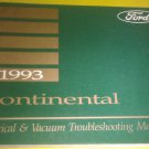 LINCOLN CONTINENTAL 1993 ELECTRICAL VACUUM TROUBLESHOOTING MANUAL FPS-12172-93