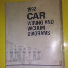 GENUINE FORD 1992 CAR WIRING AND VACUUM DIAGRAMS FPS-12136-92 / FPS1213692