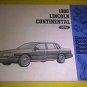 LINCOLN CONTINENTAL 1988 ELECTRICAL VACUUM TROUBLESHOOTING MANUAL FPS-12172-88