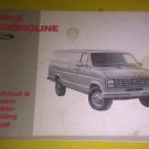 FORD ECONOLINE 1990 ELECTRICAL / VACUUM TROUBLESHOOTING MANUAL FPS-12128-90
