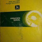 GENUINE JOHN DEERE 3940/3960 FORAGE HARVES OPERATOR'S MANUAL OM-E62790 -ISSUE A9