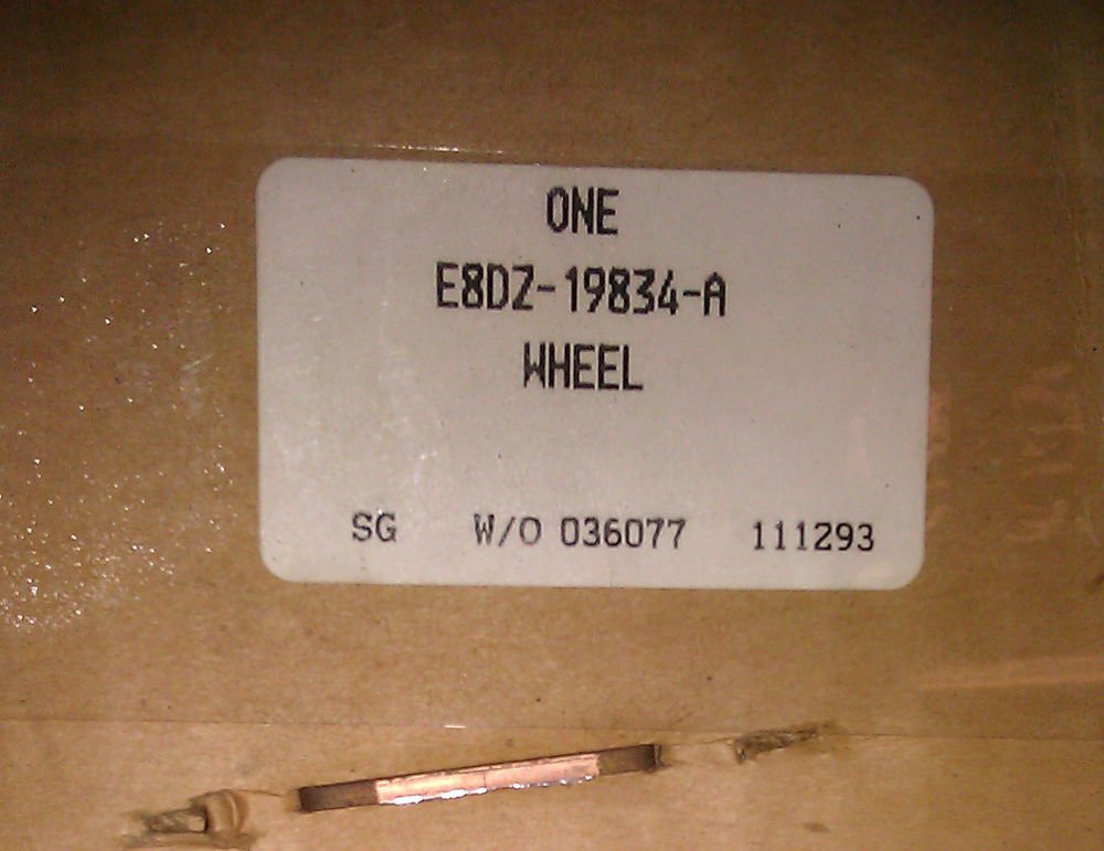 FORD BLOWER WHEEL E8DZ-19834-A / E8DZ19834A NEW SURPLUS
