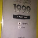 GENUINE GM N-PLATFORM 1999 GRAND AM / ALERO SERVICE MANUAL VOL 2 GMP/99-NPO-2P