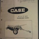 VINTAGE CASE GR AND GT SERIES MOLDBOARD PLOWS PARTS CATALOG NO B831