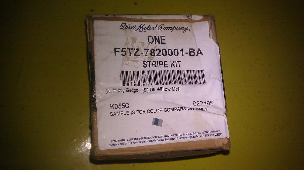 GENUINE FORD OEM STRIPE KIT F5TZ-7820001-BA / F5TZ7820001BA