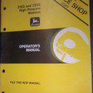 JOHN DEERE 215G AND 225G HIGH PRESSURE WASHERS OPERATOR'S MANUAL OM-TY20844 H6