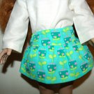 Turquoise & Flowers Skirt