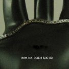 Item No. 00801 Diamond Bracelet in Rhodium-Dipped Sterling Silver Setting