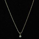 Item No. 00031 Diamond Necklace in 14K Yellow Gold Setting