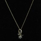 Item No. 00025 Diamond Necklace in 14K Yellow Gold Setting
