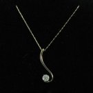 Item No. 00338 Diamond Necklace in 14K Yellow  Gold Setting