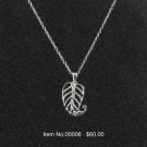 Item No. 00006 Diamond Necklace in 10 K White Gold Setting