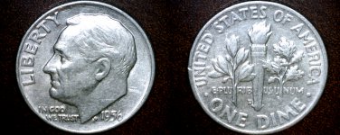1956-D Roosevelt Dime Silver