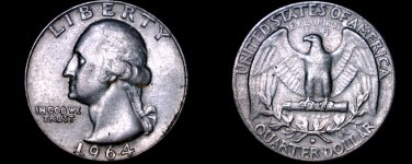 1964-D Washington Quarter Silver