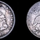 1835 Liberty Capped Bust Silver Dime - Hole Marked