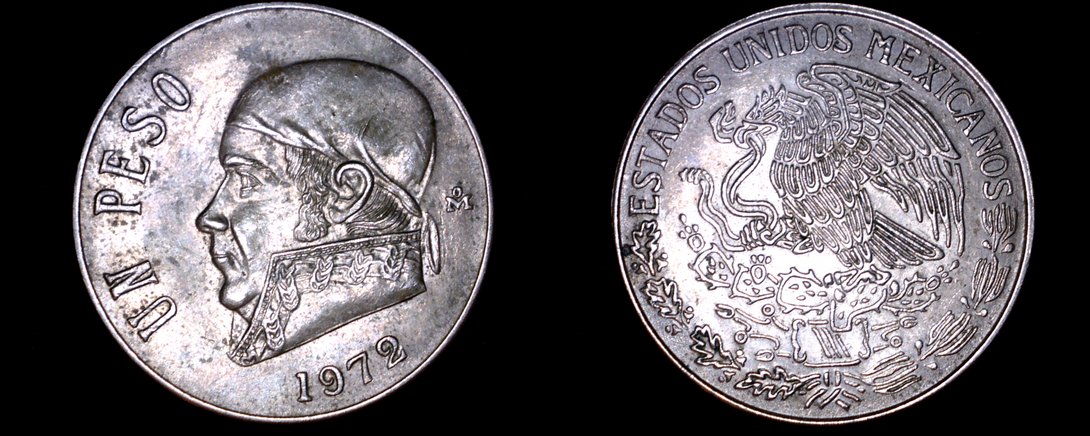 1972 Mexican Peso Coin Value