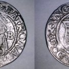 1541-KB Hungary 1 Denar World Silver Coin - Madonna with Child - Ferdinand I