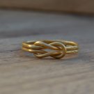 Gold infinity ring