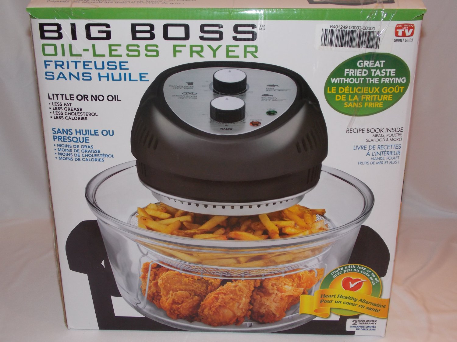 Big Boss OilLess Fryer (H104)