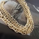 Fashion necklace with gold 4 chain