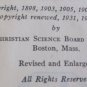 Vintage 1937 Christian Science Hymnal Some written by  Mary Baker Eddy
