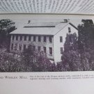 Pioneer Woolen Mills Oregon 1811-1875 Textile History