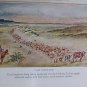 SIGNED The Old West Driggs Jackson 37 plates Trappers+