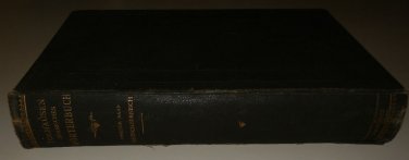 VINTAGE 1897 German - Spanish Dictionary Duethsch-Spanisch W&Atilde;&para;rterbuch