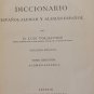 VINTAGE 1897 German - Spanish Dictionary Duethsch-Spanisch Wörterbuch