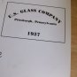 Reprint U.S. Glass Company Pittsburgh, PA 1937