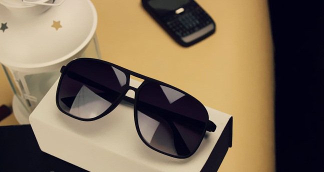 Marmelo Matte Black Aviator Sunglasses