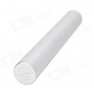 Cylinder-Shaped External "6000mAh" Emergency Power Battery Charger for Iphone / Cell Phone - Silver