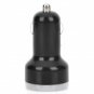 Car Cigarette Powered Dual USB Adapter/Charger for Ipod (DC 12~24V)