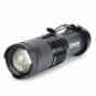 SIPIK SK68 120-Lumen Convex Lens LED Flashlight w/ Cree Q3-WC - Black (1*AA/1*14500)